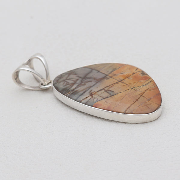 925 Silver Cherry Creek Jasper Pendants