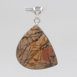 Natural Cherry Creek Jasper Silver Pendants