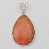 925 Sterling Silver Sponge Coral Pendants