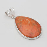 925 Sterling Silver Sponge Coral Pendants