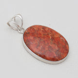 Sponge Coral Silver Pendants