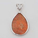 925 Sterling Silver Sponge Coral Pendants