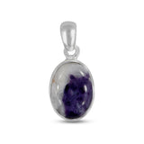 Morado Opal Gemstone Silver Pendant