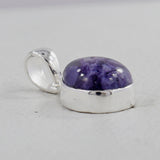 Morado Opal Gemstone Silver Pendant