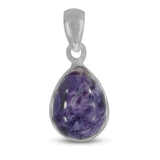 Morado Opal Gemstone Silver Pendant