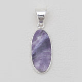 Morado Opal Silver Plain Pendants