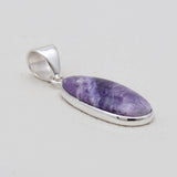 Morado Opal Silver Plain Pendants