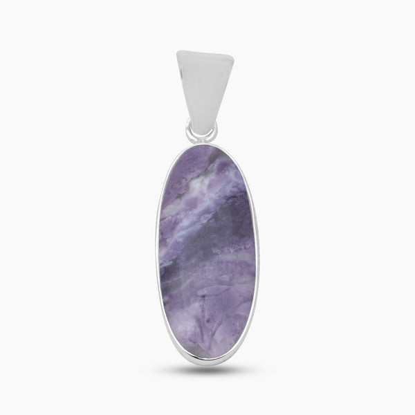 Morado Opal Silver Plain Pendants