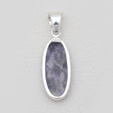 Morado Opal Silver Plain Pendants