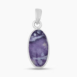 Morado Opal Silver Plain Pendants