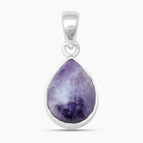 925 Sterling Silver Morado Opal Pendants