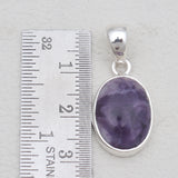 Handmade Morado Opal Silver Pendants