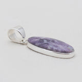 Morado Opal Silver Plain Pendants