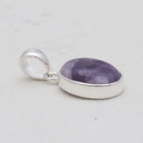 Handmade Morado Opal Silver Pendants