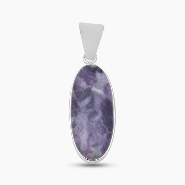 Morado Opal Silver Plain Pendants