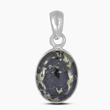 Apache Gold Pyrite Silver Pendants