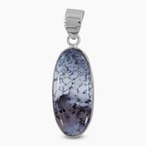 925 Sterling Silver Dendritic Opal Pendants