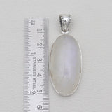 925 Sterling Silver Rainbow Moonstone Pendants
