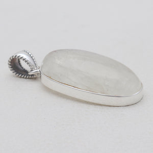 925 Sterling Silver Rainbow Moonstone Pendants
