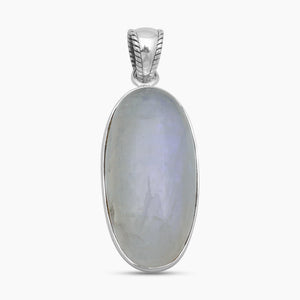 925 Sterling Silver Rainbow Moonstone Pendants