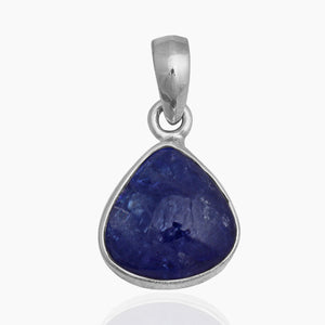 925 Silver Tanzanite Cabochon Pendants