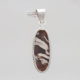 Peanut Wood Jasper Silver Pendants