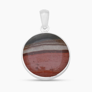 Polychrome Jasper Silver Pendants