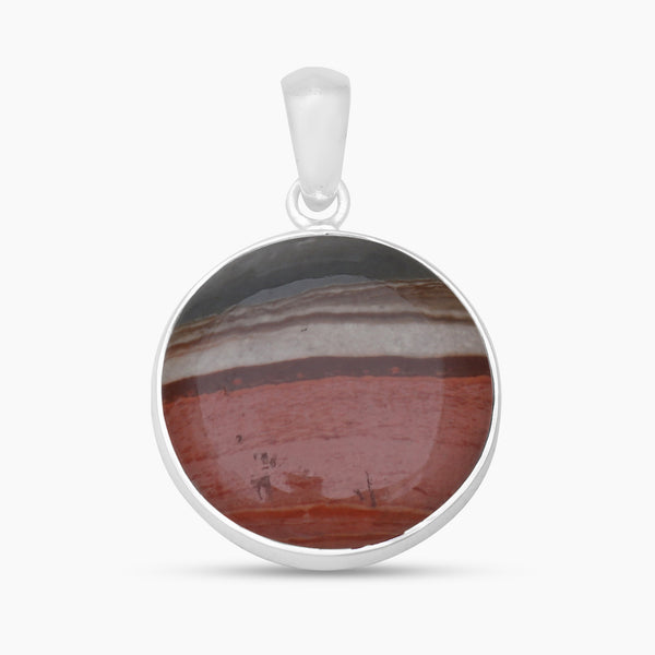 Polychrome Jasper Silver Pendants