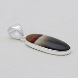 Polychrome Jasper Silver Pendants
