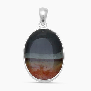 Polychrome Jasper Silver Pendants