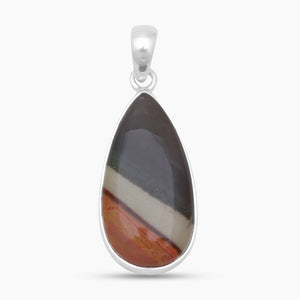 Polychrome Jasper Silver Pendants