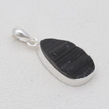925 Silver Black Tourmaline Pendants