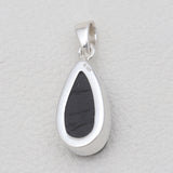Black Tourmaline Silver Pendants
