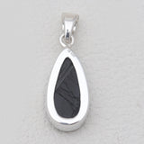 Black Tourmaline Silver Pendants