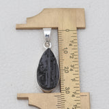 Black Tourmaline Silver Pendants