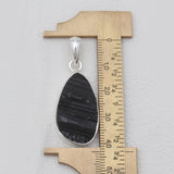 925 Silver Black Tourmaline Pendants