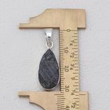Black Tourmaline Silver Pendants