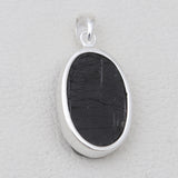 925 Silver Black Tourmaline Pendants