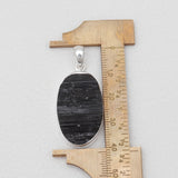 925 Silver Black Tourmaline Pendants