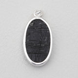 925 Silver Black Tourmaline Pendants