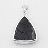 925 Silver Black Tourmaline Pendants