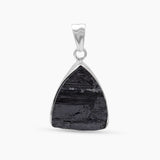 925 Silver Black Tourmaline Pendants