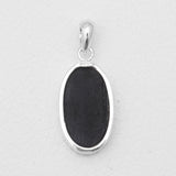 925 Silver Black Tourmaline Pendants