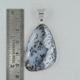 Dendritic Opal Sterling Silver Pendant