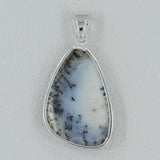 Dendritic Opal Sterling Silver Pendant