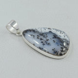 Dendritic Opal Sterling Silver Pendant