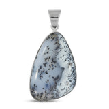 Dendritic Opal Sterling Silver Pendant