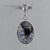 Dendritic Opal Sterling Silver Pendant