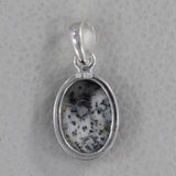 Dendritic Opal Sterling Silver Pendant