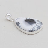 Handmade Dendritic Opal Silver Pendants
